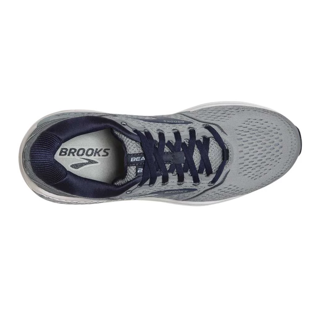BROOKS Men's Beast 20 Running Shoe - Blue/Grey/Peacoat- Wide (2E) - Image 5