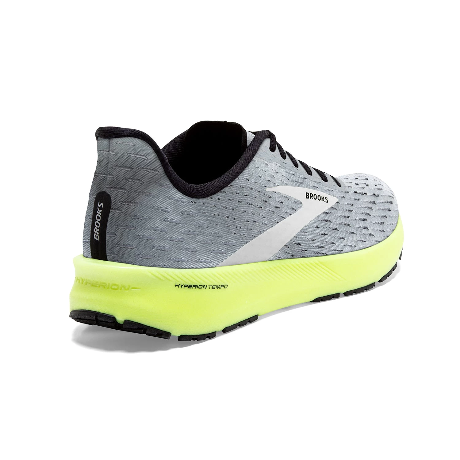 BROOKS Men's Hyperion Tempo Running Shoes - Grey/Black/Nightlife - Regular (D) - Image 4