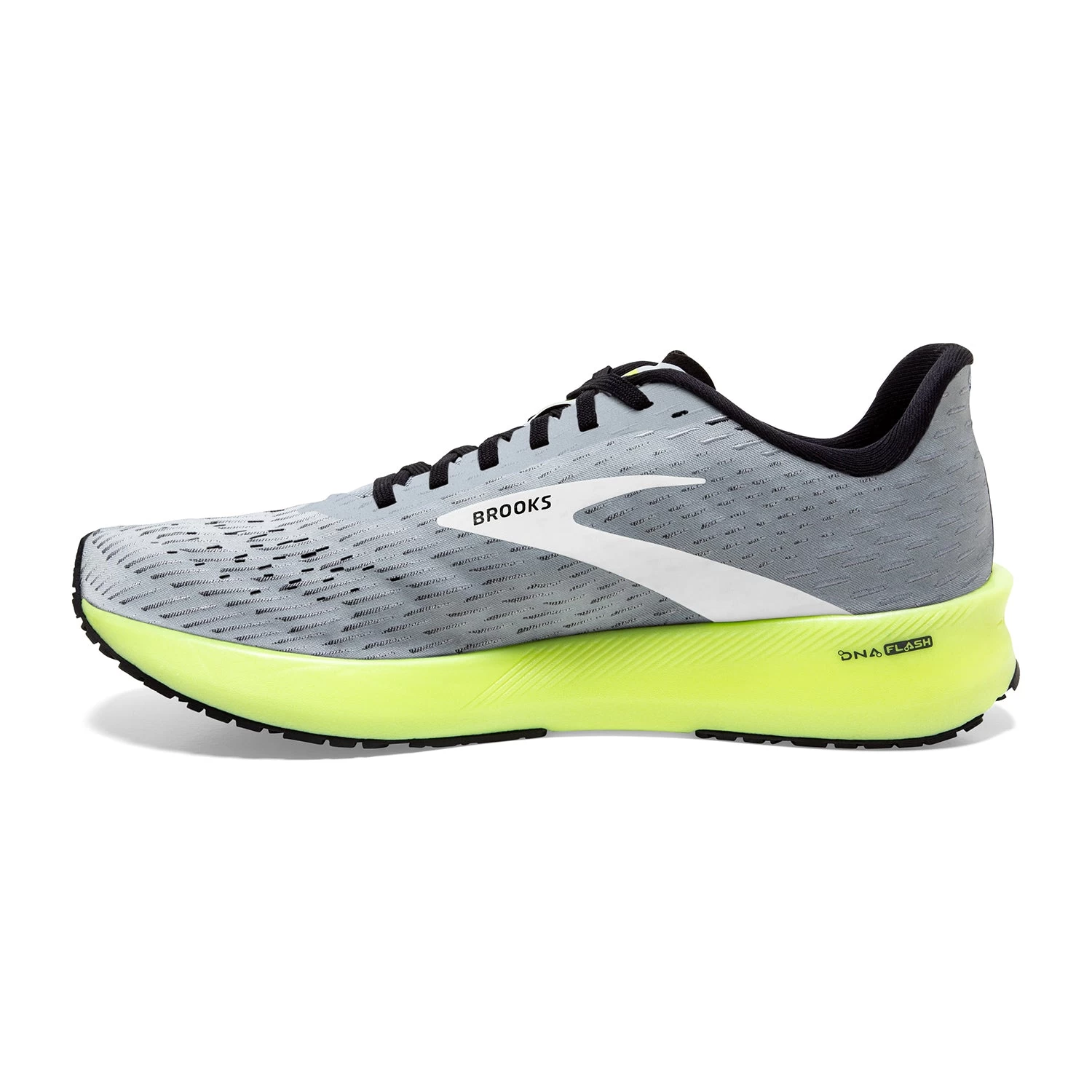 BROOKS Men's Hyperion Tempo Running Shoes - Grey/Black/Nightlife - Regular (D) - Image 2