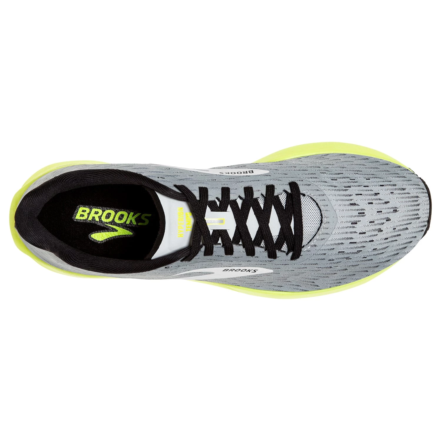 BROOKS Men's Hyperion Tempo Running Shoes - Grey/Black/Nightlife - Regular (D) - Image 5