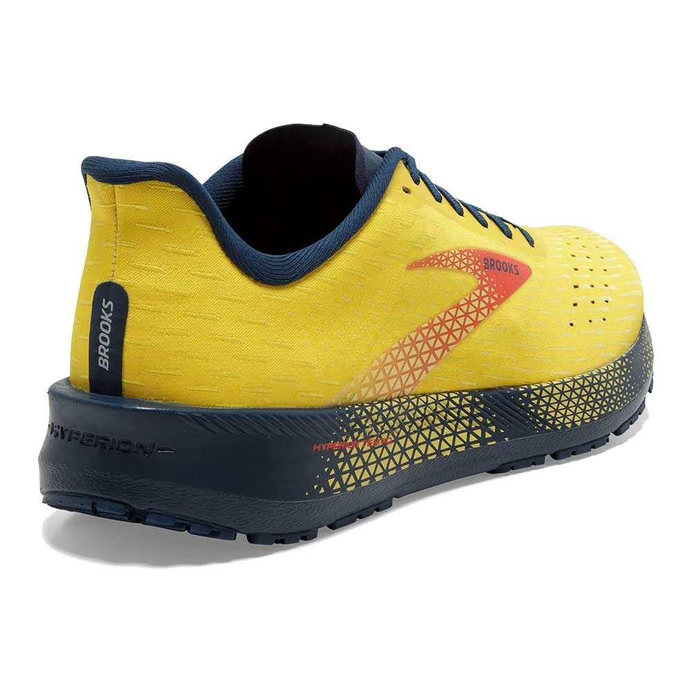 BROOKS Men's Hyperion Tempo Running Shoe- Maize/Titan/Cherry Tomato - Regular (D) - Image 3