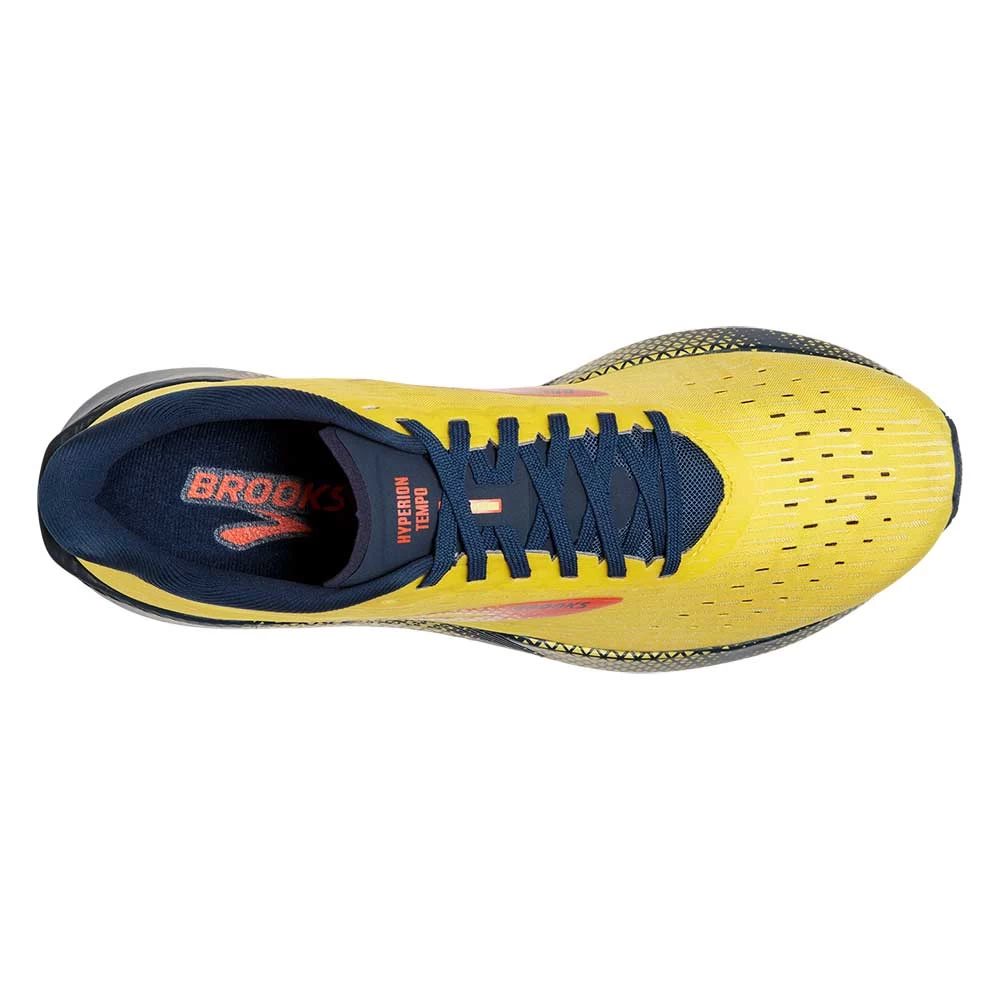 BROOKS Men's Hyperion Tempo Running Shoe- Maize/Titan/Cherry Tomato - Regular (D) - Image 4