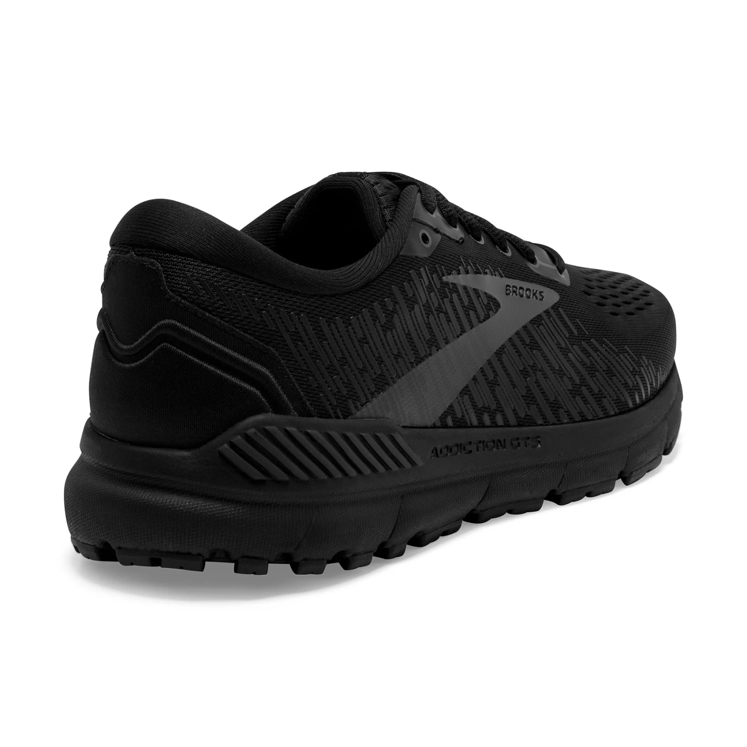 BROOKS Men's Addiction GTS 15 Running Shoe - Black/Black/Ebony - Regular (D) - Image 4