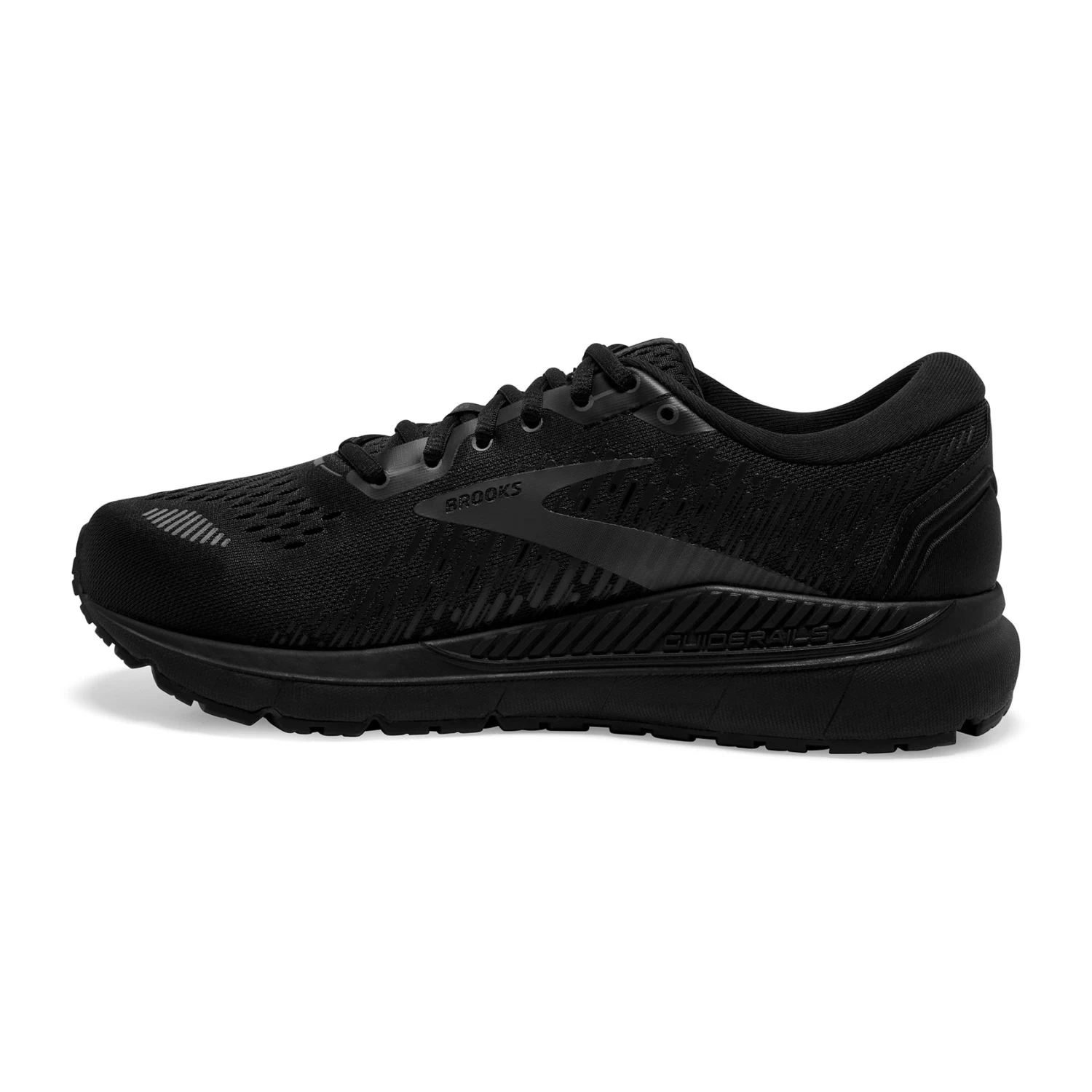 BROOKS Men's Addiction GTS 15 Running Shoe - Black/Black/Ebony - Regular (D) - Image 2