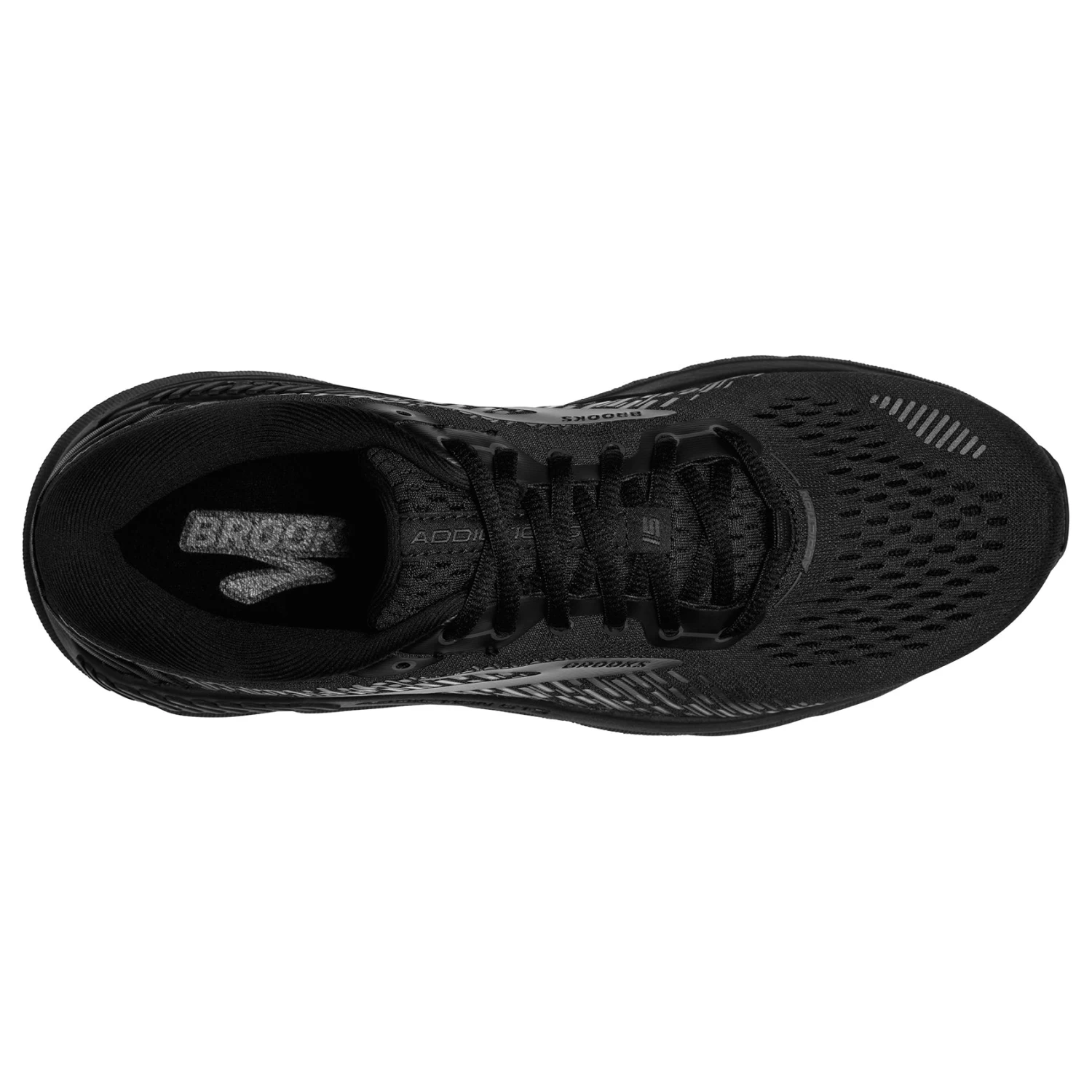 BROOKS Men's Addiction GTS 15 Running Shoe - Black/Black/Ebony - Regular (D) - Image 5