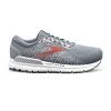 BROOKS Men's Addiction GTS 15 Running Shoe- Grey/Ebony/Chili Oil - Extra Wide (4E)