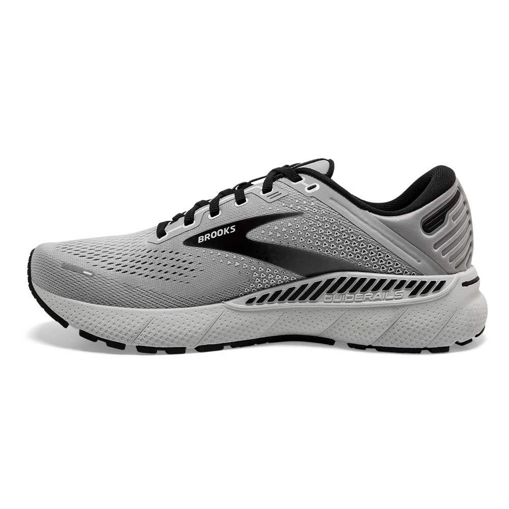 BROOKS Men's Adrenaline GTS 22 Running Shoe - Alloy/Grey/Black- Narrow (B) - Image 4