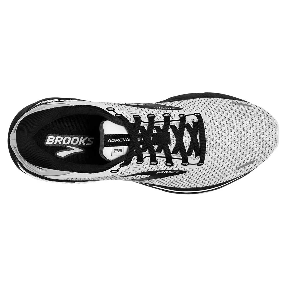 BROOKS Men's GTS 22 Running Shoe - White/Grey/Black - Wide (2E) - Image 5