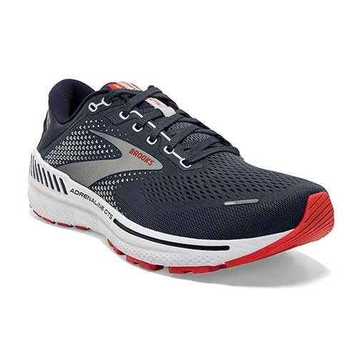 BROOKS Men's Adrenaline GTS 22 Running Shoe - Peacoat/India Ink/Grenadine - Regular (D) - Image 3