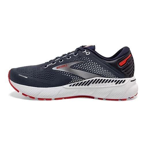 BROOKS Men's Adrenaline GTS 22 Running Shoe - Peacoat/India Ink/Grenadine - Regular (D) - Image 2