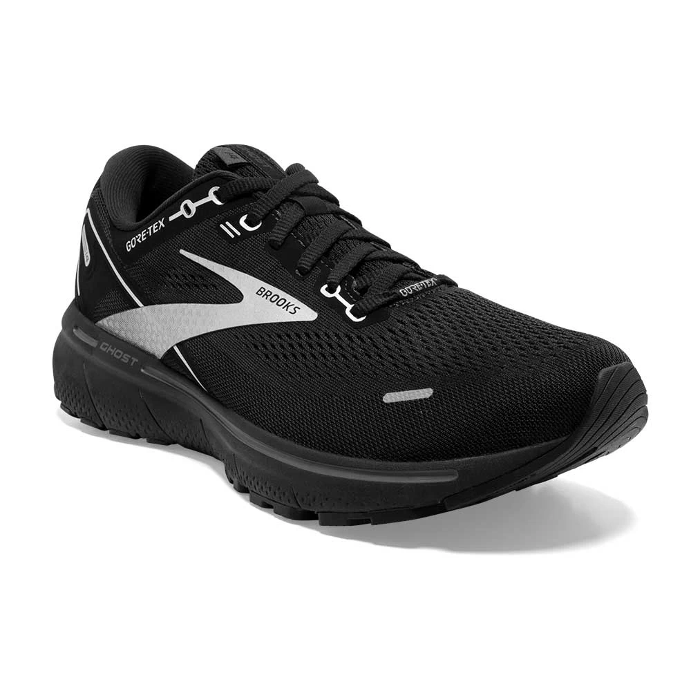 BROOKS Men's Ghost 14 GTX Running Shoe- Black/Black/Ebony- Regular (D) - Image 2