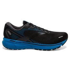 BROOKS Men's Ghost 14 Running Shoe - Black/Blackened Pearl/Blue — Regular (D)