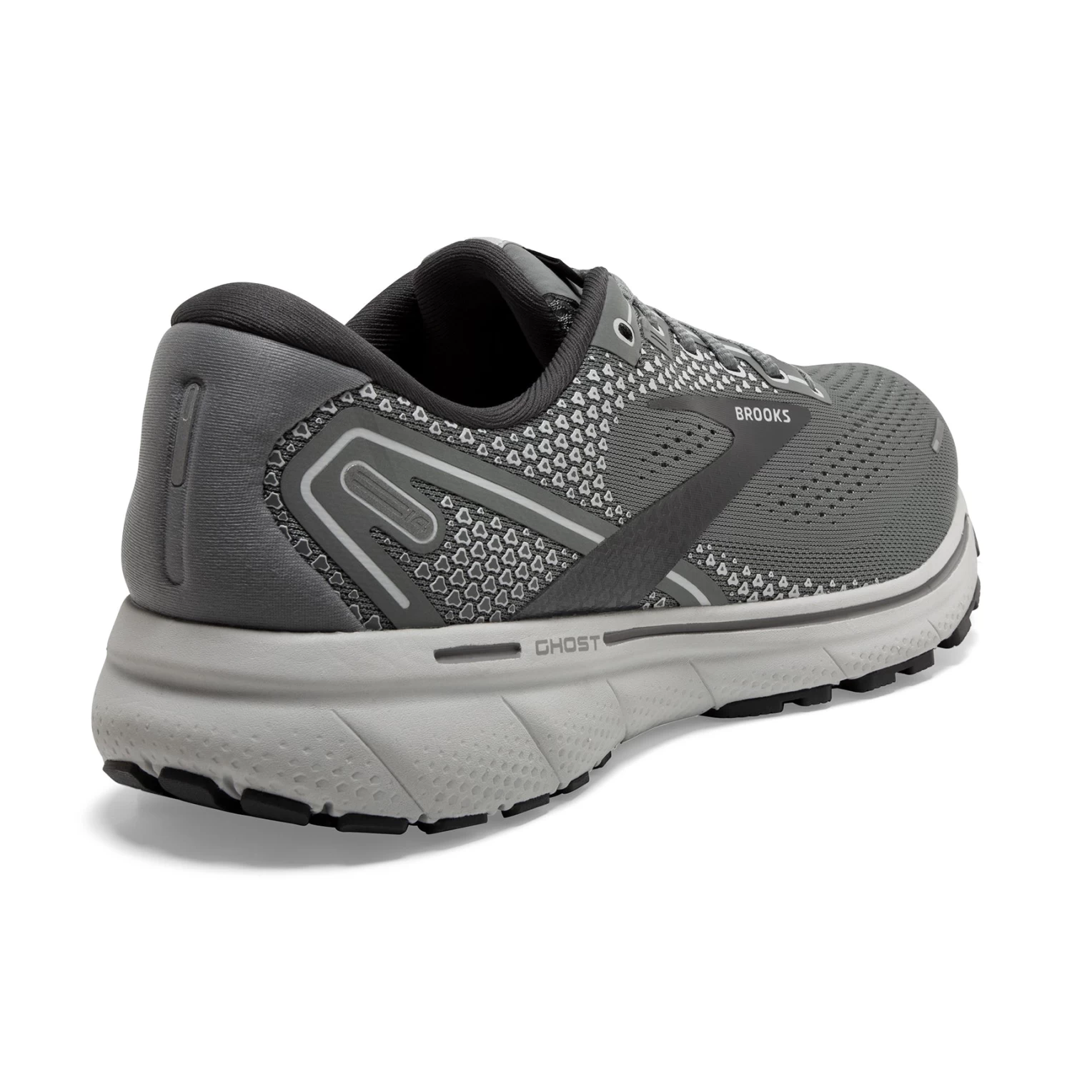 BROOKS Men's Ghost 14 Running Shoe - Grey/Alloy/Oyster — Regular (D) - Image 2