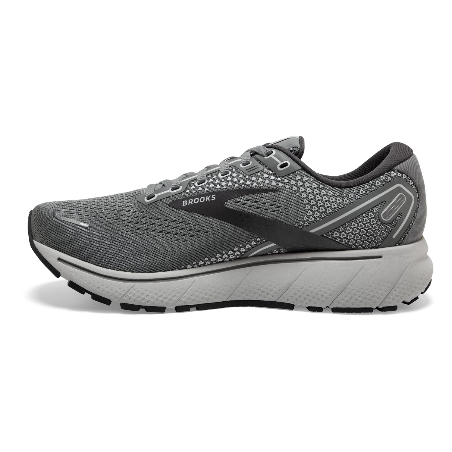 BROOKS Men's Ghost 14 Running Shoe - Grey/Alloy/Oyster — Regular (D) - Image 4