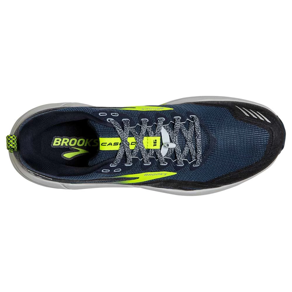 BROOKS Men's Cascadia 16 Trail Running Shoe- Titan/Peacoat/Nightlife- Regular (D) - Image 6