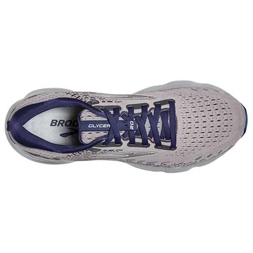 BROOKS Men's Glycerin 20 Running Shoe - Alloy/Grey/Blue Depths - Regular (D) - Image 5