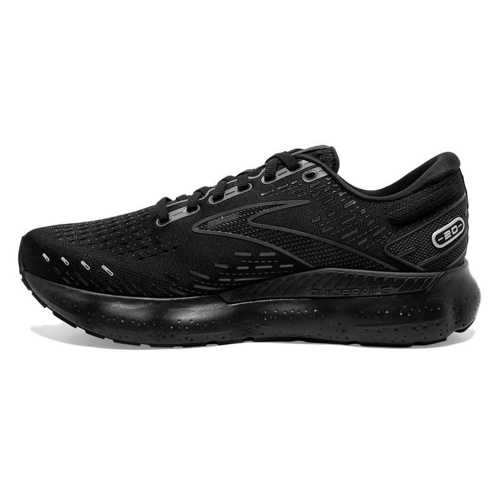 BROOKS Men's Glycerin GTS 20 Running Shoe - Black/Black/Ebony- Wide (2E) - Image 3