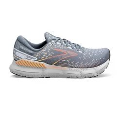BROOKS Men's Glycerin GTS 20 Running Shoe - Grey/Chili Oil/Orange - Regular (D)