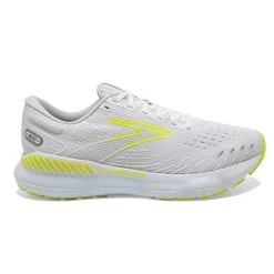 BROOKS Men's Glycerin GTS 20 Running Shoe- White/Nightlife- Regular (D)