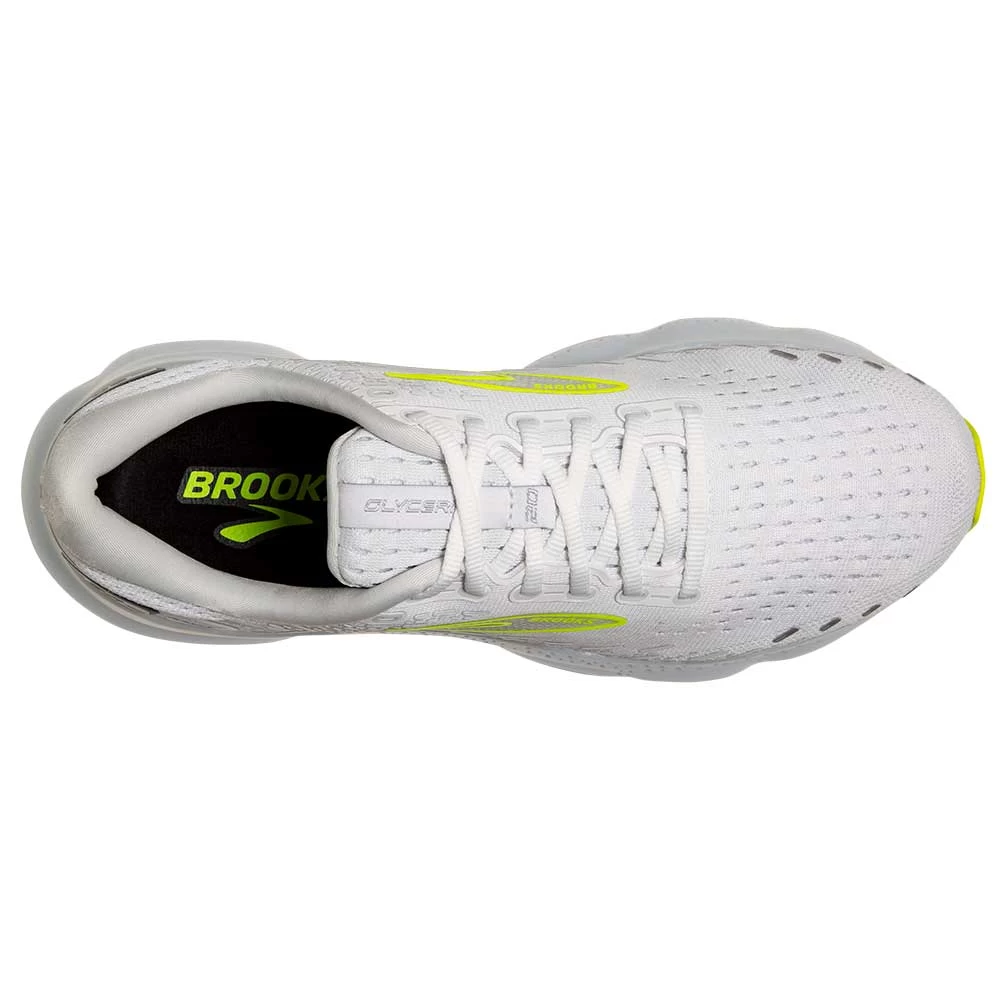 BROOKS Men's Glycerin GTS 20 Running Shoe- White/Nightlife- Regular (D) - Image 5