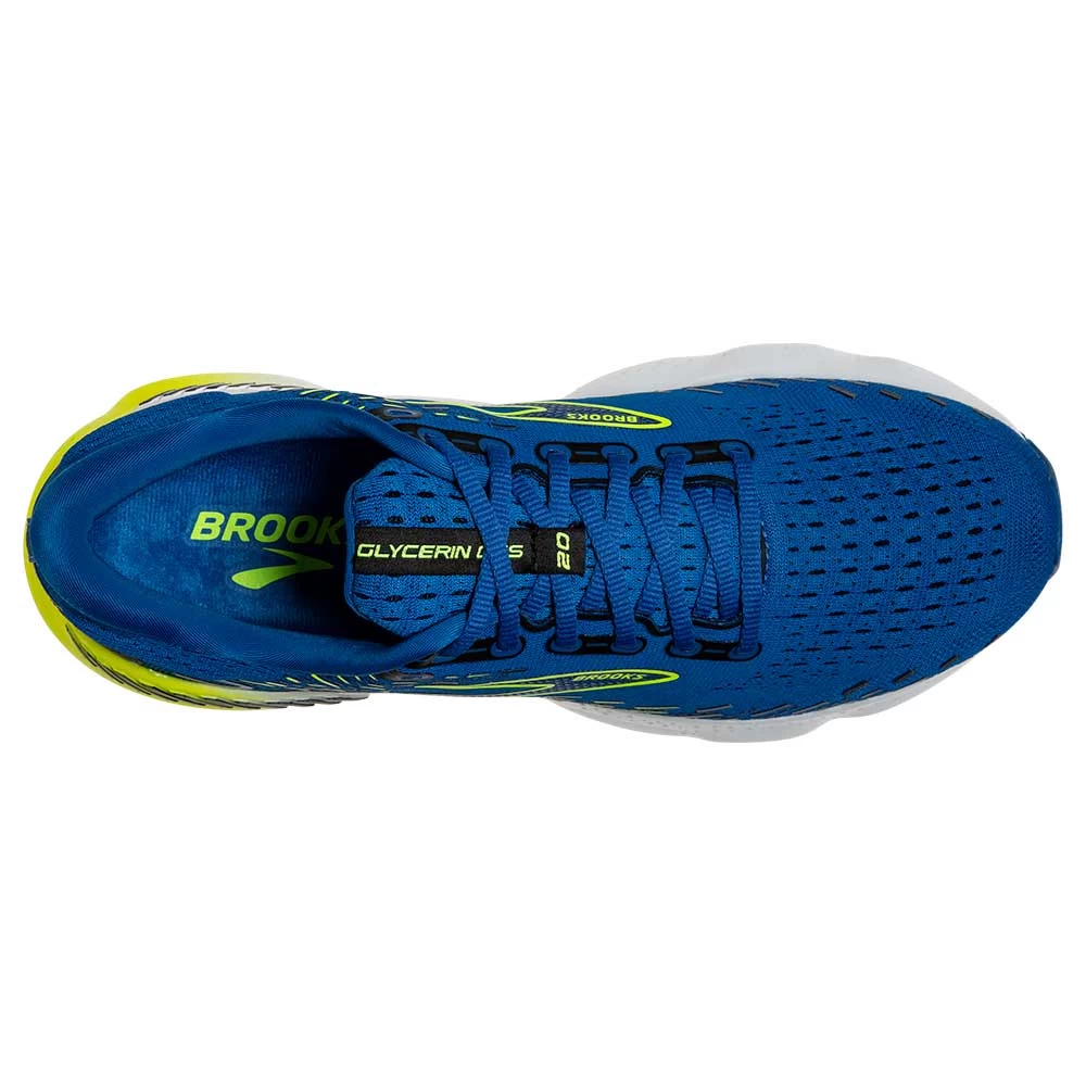 BROOKS Men's Glycerin GTS 20 Running Shoe- Blue/Nightlife/White- Regular (D) - Image 5