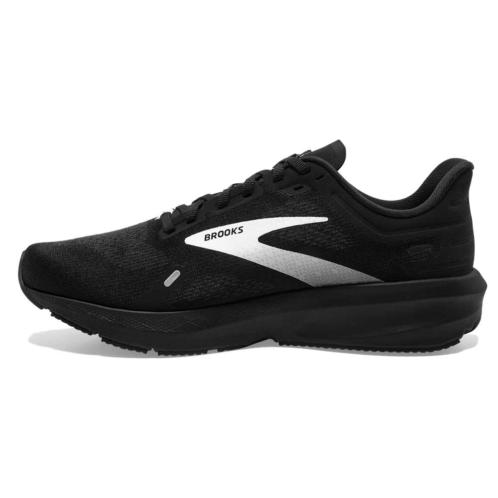 BROOKS Men's Launch 9 Running Shoe - Black/White- Regular (D) - Image 3
