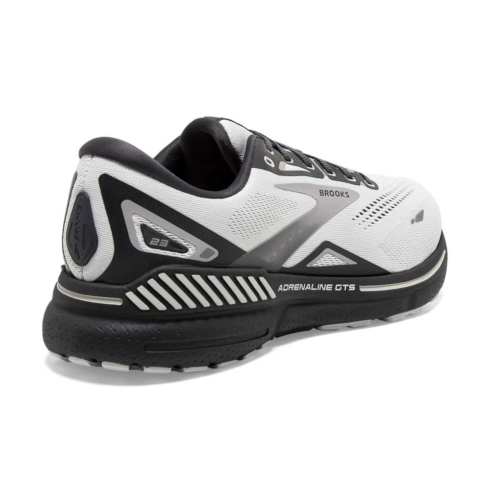 BROOKS Men's Adrenaline GTS 23 Running Shoe - Oyster/Ebony/Alloy- Extra Wide (4E) - Image 5