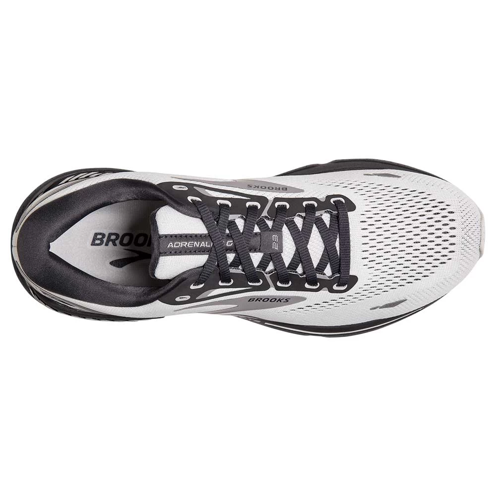 BROOKS Men's Adrenaline GTS 23 Running Shoe - Oyster/Ebony/Alloy- Extra Wide (4E) - Image 7