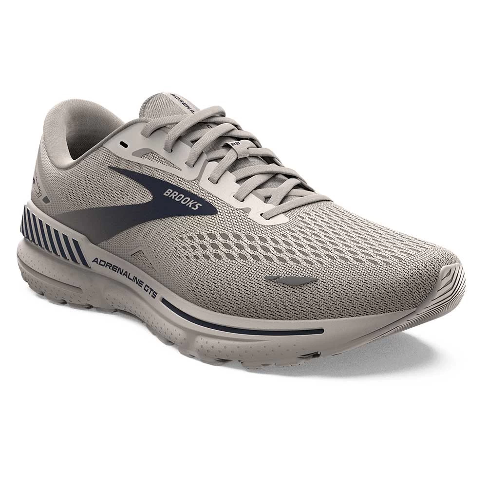 BROOKS Adrenaline GTS 23 (D) - Crystal Grey/Surkthe Web/Grey - Image 2