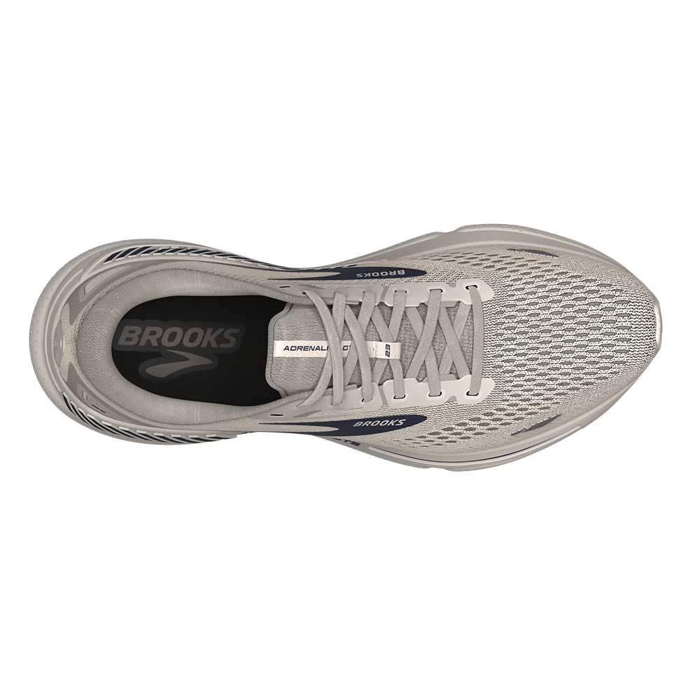 BROOKS Adrenaline GTS 23 (D) - Crystal Grey/Surkthe Web/Grey - Image 6