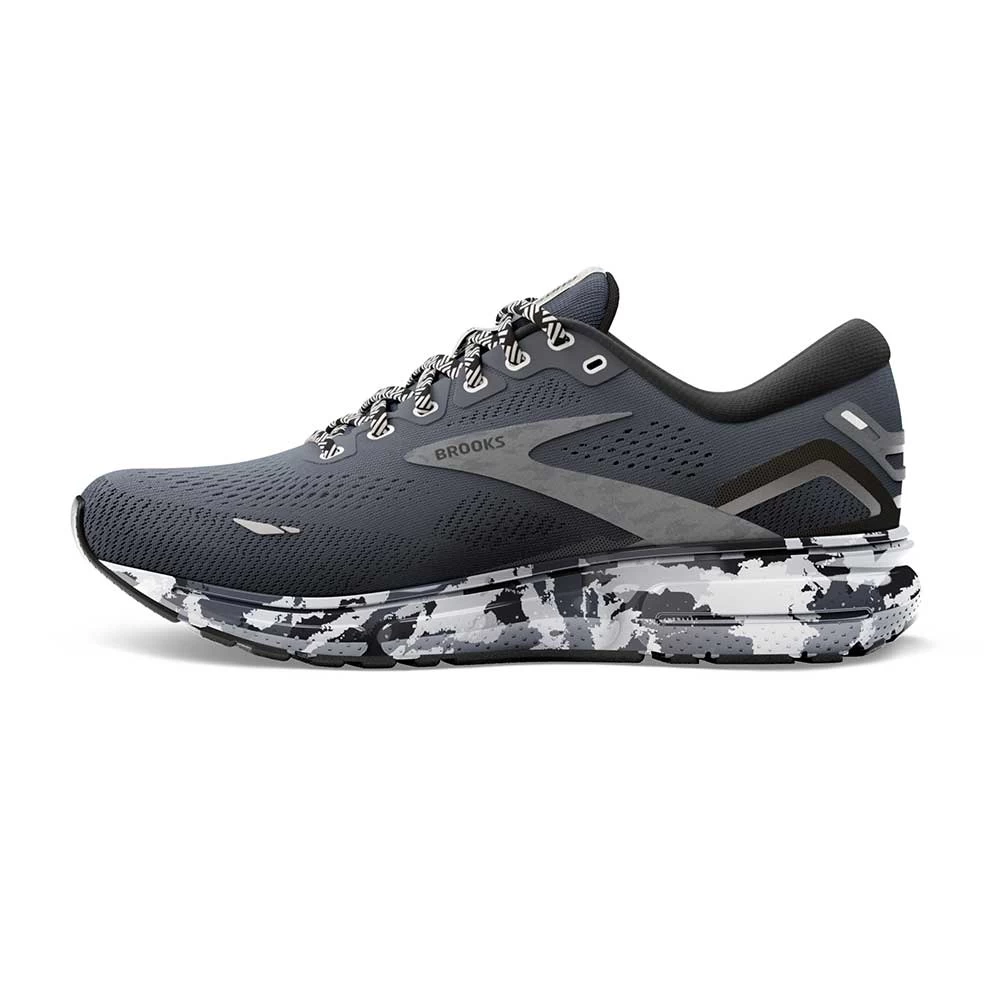 BROOKS Men's Ghost 15 Running Shoe - Ebony/Black/Oyster - Regular (D) - Image 2