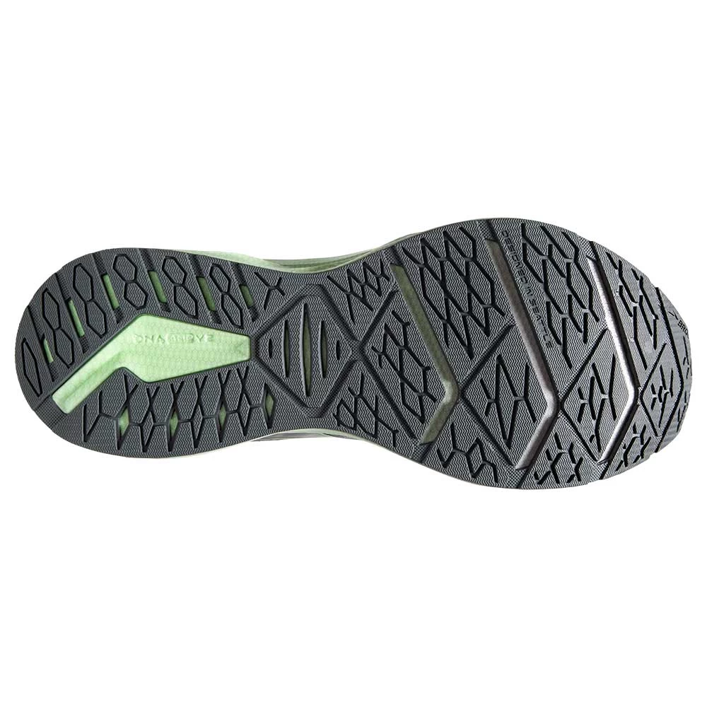 BROOKS Men's Levitate 6 Running Shoe- Primer Grey/Neon Green- Regular (D) - Image 6