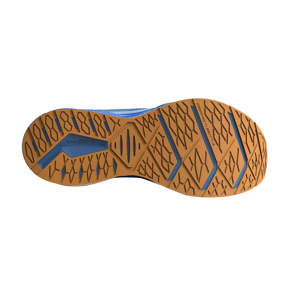 BROOKS Men's Levitate 6 Running Shoe- Classic Blue/Orange - Regular (D) - Image 3