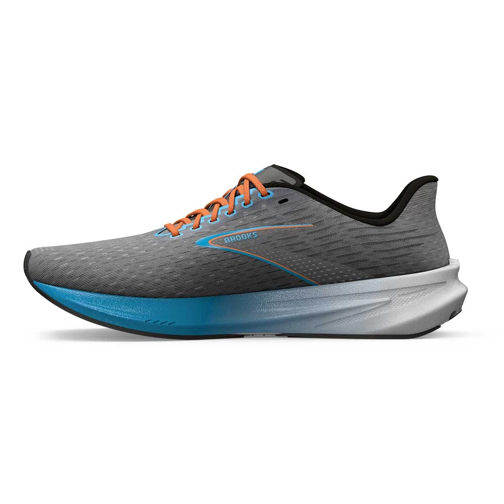 BROOKS Men's Hyperion Running Shoe - Grey/Atomic Blue/Scarlet - Regular (D) - Image 4