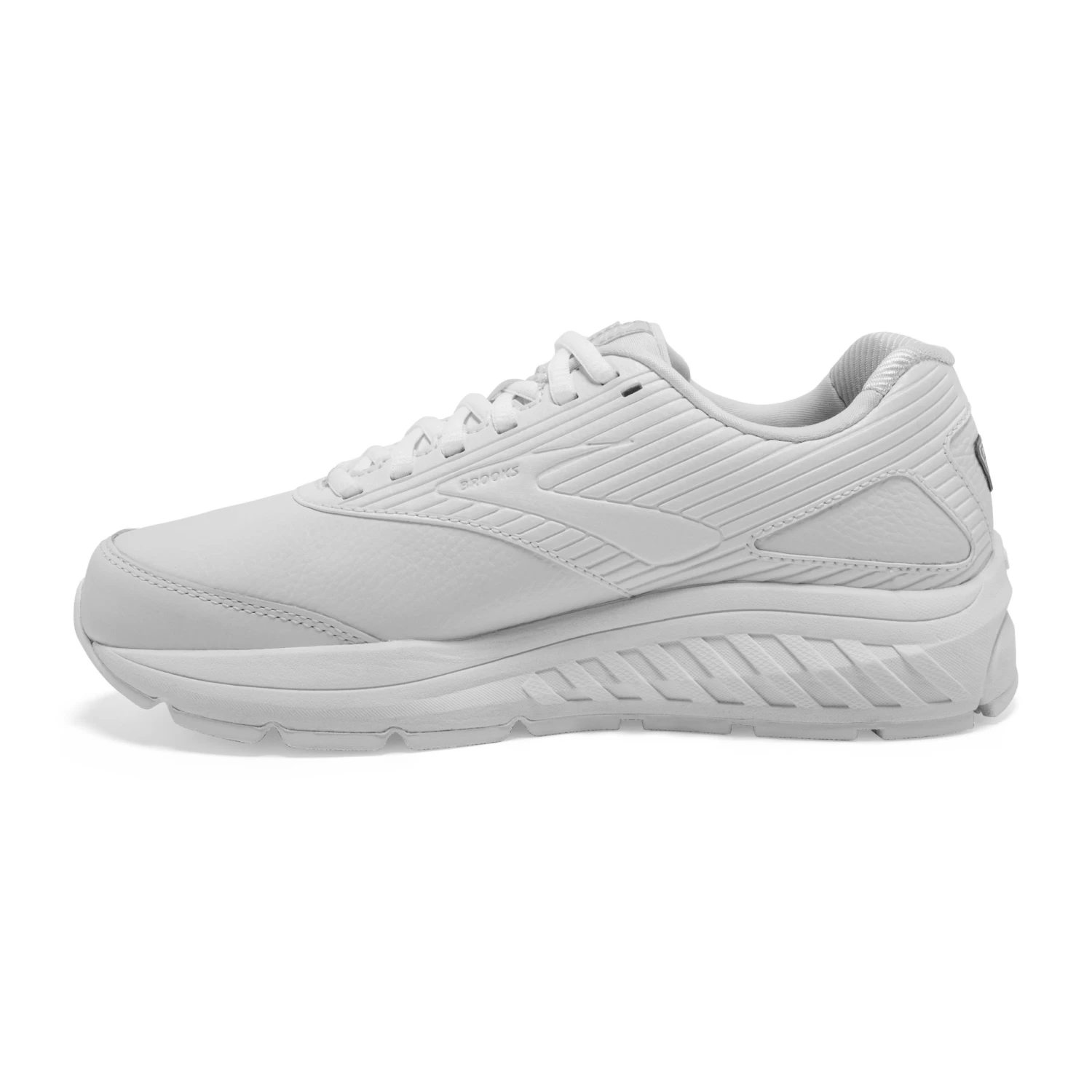 BROOKS Women's Addiction Walker 2 Walking Shoe- White/White- Narrow (2A) - Image 2