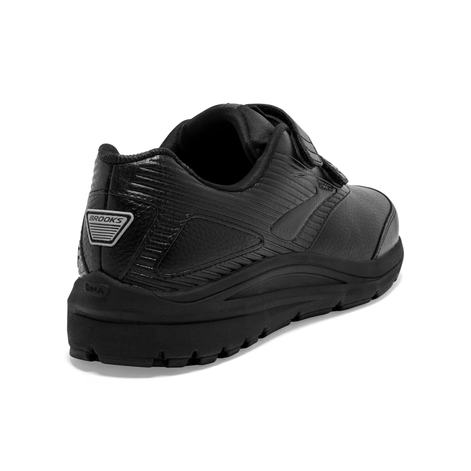 BROOKS Women's Addiction Walker VStrap 2Walking Shoe- Black/Black- Wide (D) - Image 4