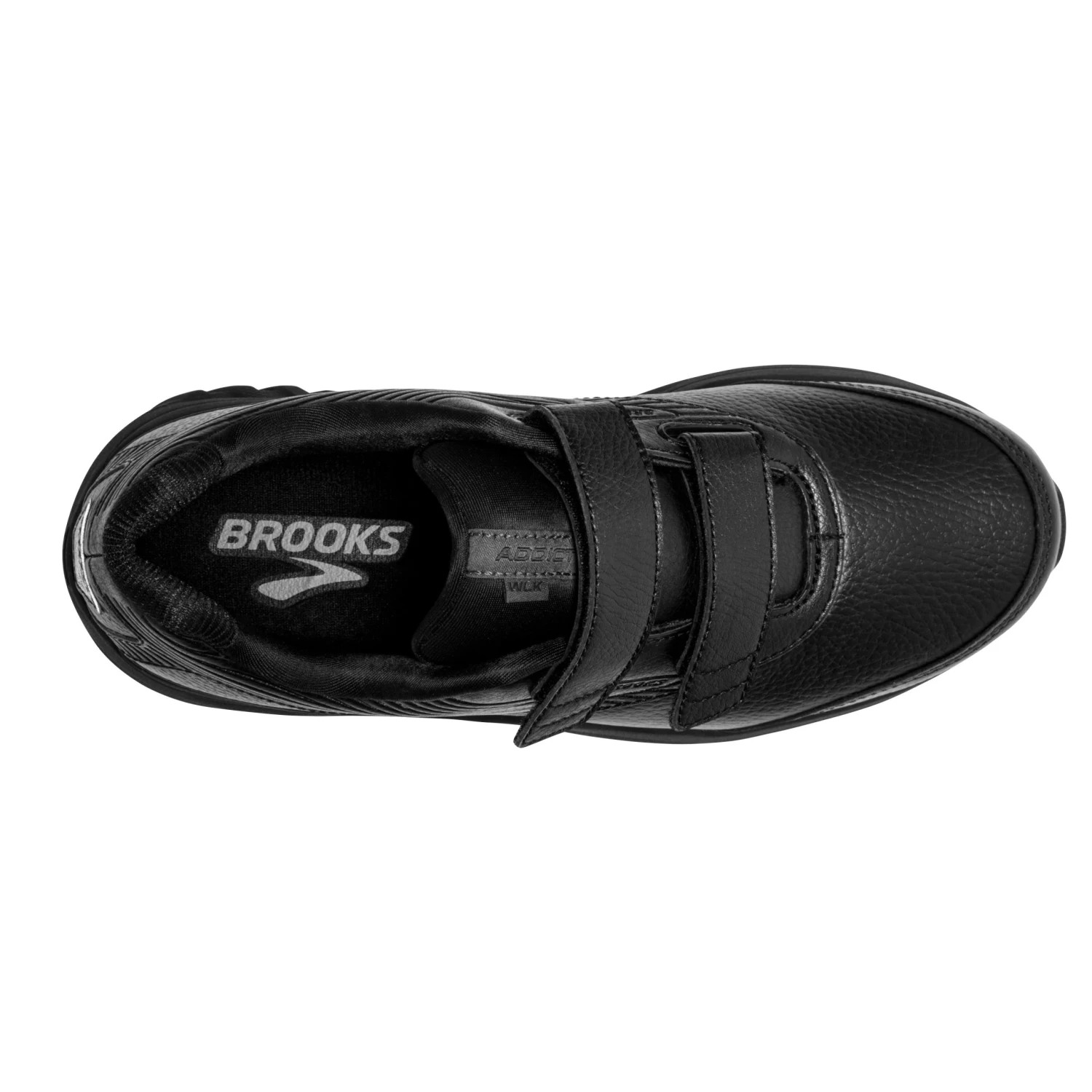 BROOKS Women's Addiction Walker VStrap 2 Walking Shoes- Black/Black- Extra Wide (2E) - Image 5