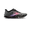 BROOKS Women's Hyperion Tempo Running Shoe- Black/Coral/Purple - Regular (B)