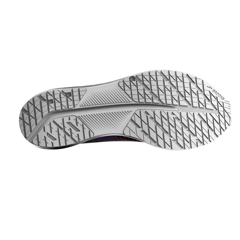 BROOKS Women's Hyperion Tempo Running Shoe- Black/Coral/Purple - Regular (B) - Image 5