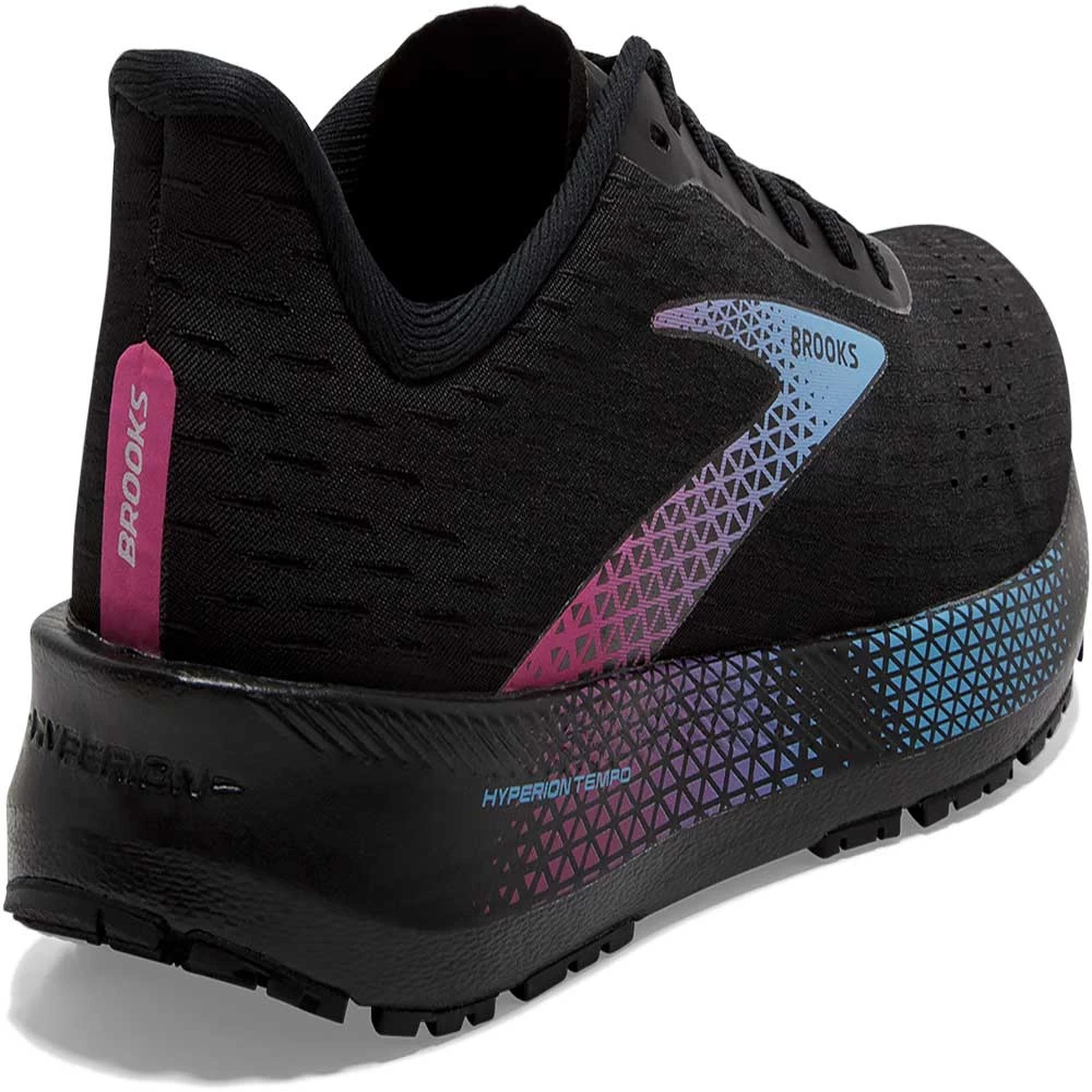 BROOKS Women's Hyperion Tempo Running Shoe - Black/Blissful Blue/Fuchsia - Regular (B) - Image 6