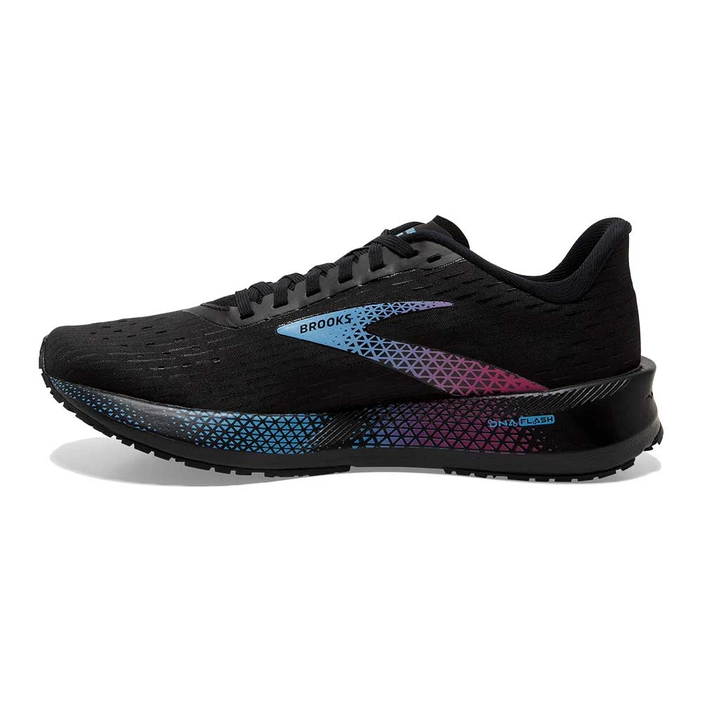 BROOKS Women's Hyperion Tempo Running Shoe - Black/Blissful Blue/Fuchsia - Regular (B) - Image 4