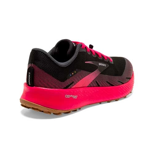 BROOKS Women's Catamount Trail Shoe - Black/Pink - Regular (B) - Image 3