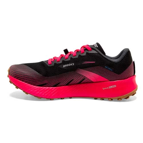 BROOKS Women's Catamount Trail Shoe - Black/Pink - Regular (B) - Image 4
