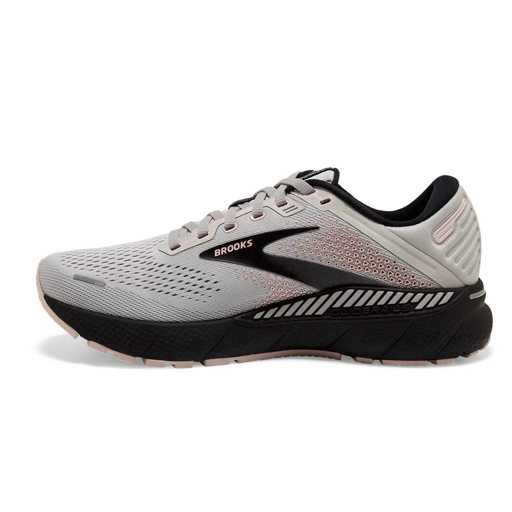 BROOKS Women's Adrenaline GTS 22 Running Shoe- Grey/Rose/Tawny Port- Regular (B) - Image 3