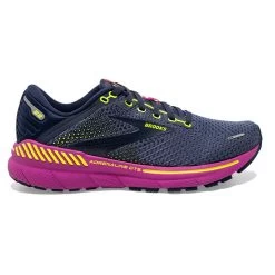 BROOKS Women's Adrenaline GTS 22 Running Shoe- Nightshadow/Viola/Nightlife- Regular (B)
