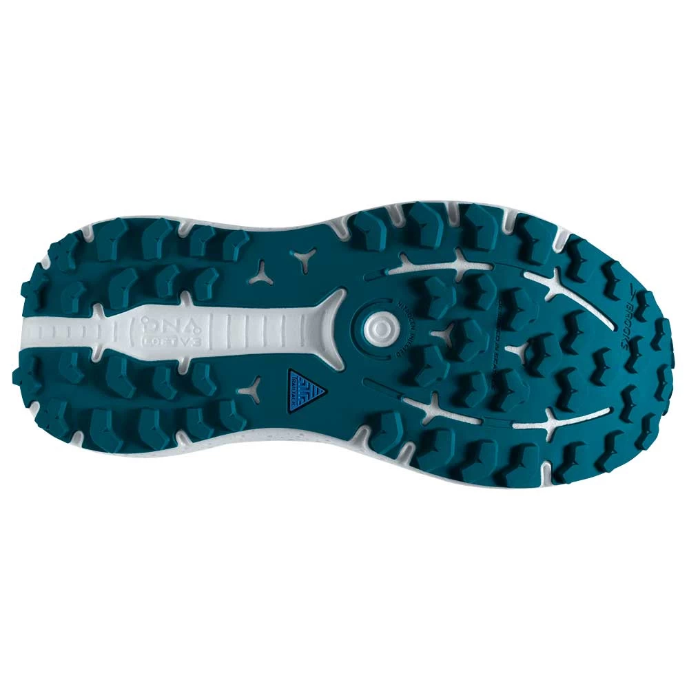 BROOKS Women's Caldera 6 Trail Shoe- Pink Glo/Peacoat/Marshmallow- Regular (B) - Image 3