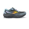 BROOKS Women's Caldera 6 Trail Shoe - Black/Blue/Yellow- Regular (B)