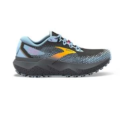 BROOKS Women's Caldera 6 Trail Shoe - Black/Blue/Yellow- Regular (B)