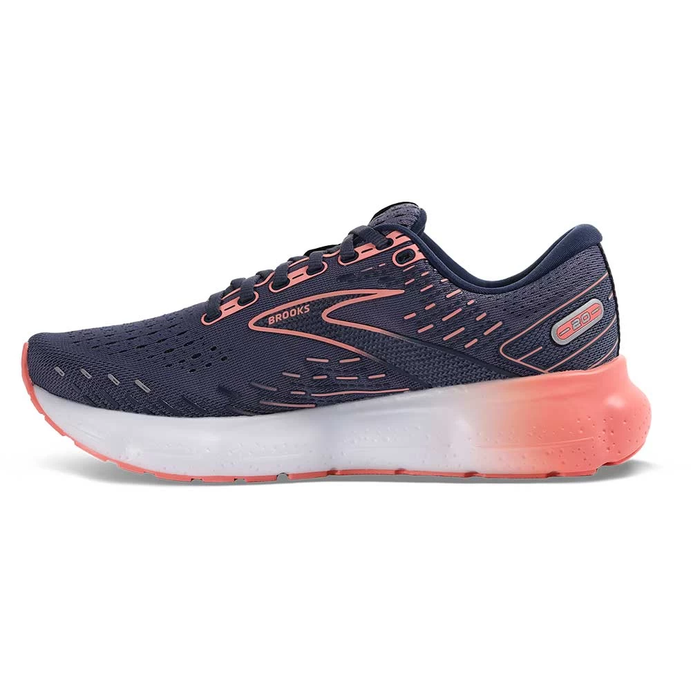 BROOKS Women's Glycerin 20 Running Shoe - Nightshadow/Blue/Pink - Regular (B) - Image 3
