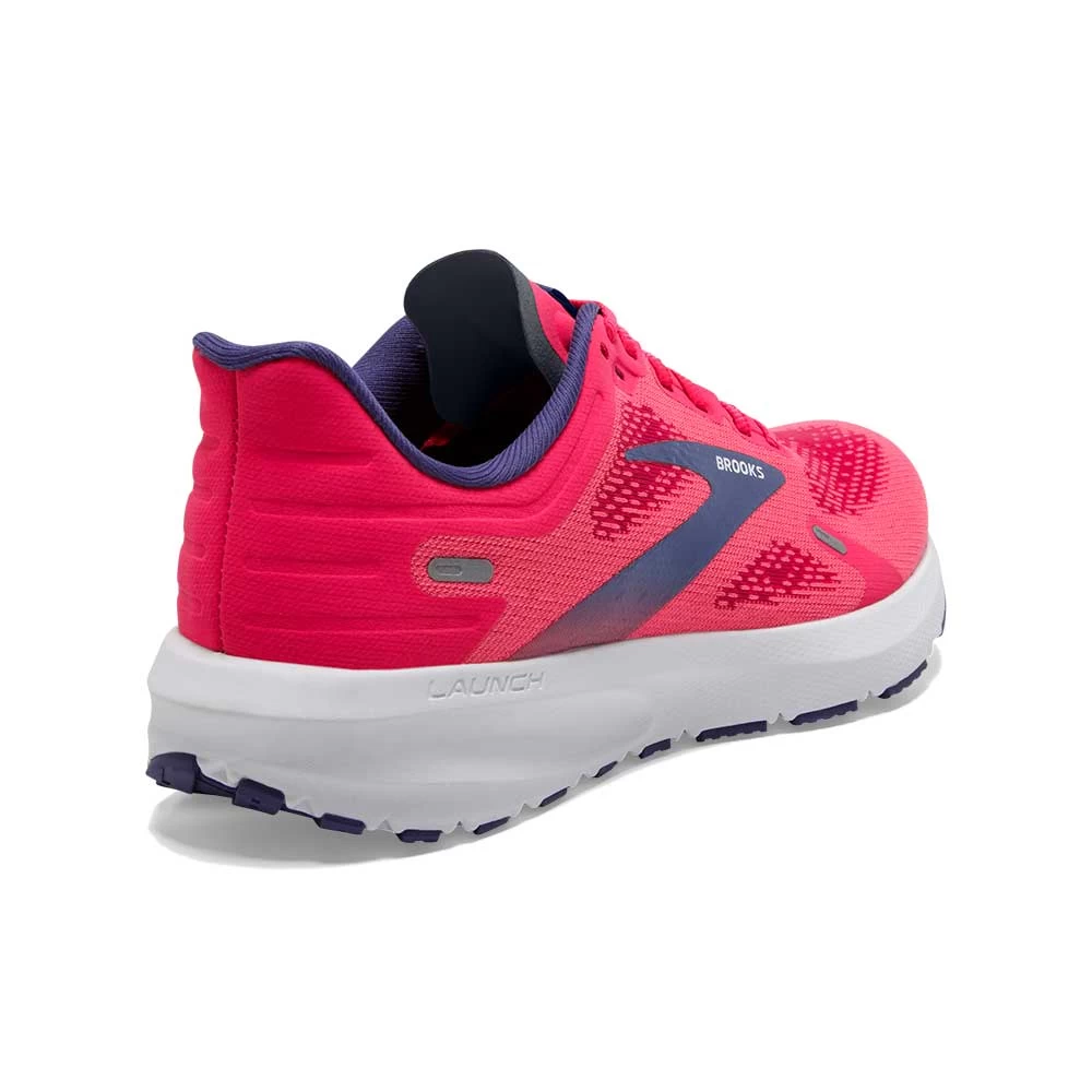 BROOKS Women's Launch 9 Running Shoe- Pink/Fuchsia/Cobalt- Regular (B) - Image 5